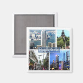 zHK011 HONG KONG，土産冷蔵庫 マグネット (正面/裏面)