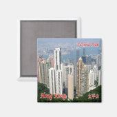 zHK014 VICTORIA PEAK香港、アジア、冷蔵庫 マグネット (正面/裏面)