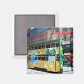 zHK019 TRAMWAY HONGKONGAIS香港、冷蔵庫 マグネット (正面/裏面)