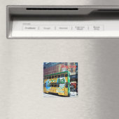 zHK019 TRAMWAY HONGKONGAIS香港、冷蔵庫 マグネット (インサイチュ (食洗機))