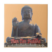 zHK020天タンブッダ、香港、 タイル (正面)