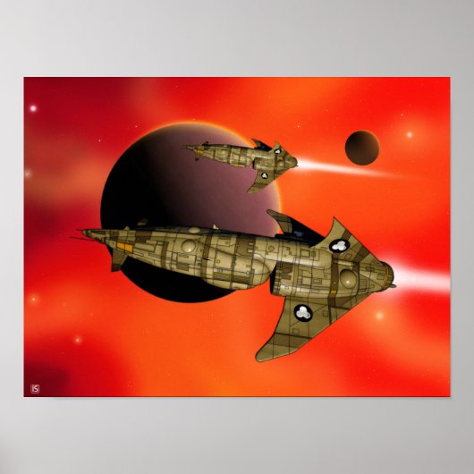 Zhodani Trader Ship Poster 'Distant Shores 1' ポスター (正面)