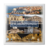 zHR003 DUBROVNIK、クロアチア， タイル (正面)