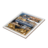 zHR003 DUBROVNIK、クロアチア， タイル (側面)