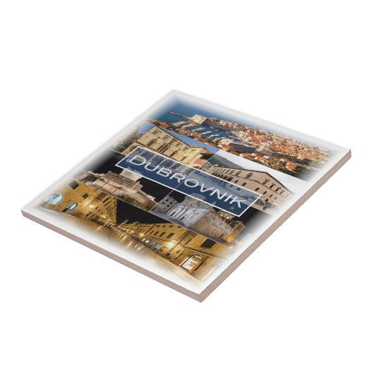 zHR003 DUBROVNIK、クロアチア， タイル (側面)