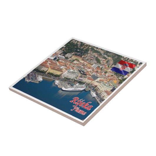 zHR006 RIJEKA、クロアチア、 タイル (側面)