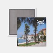 zHR009 POREC、クロアチア、冷蔵庫 マグネット (正面/裏面)