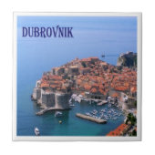 zHR017 DUBROVNIK、クロアチア， タイル (正面)
