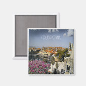 zHR019 DUBROVNIK，クロアチア，冷蔵庫 マグネット (正面/裏面)