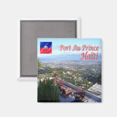 zHT003 PORT AU PRINCE,ハイチ,アメリカ,冷蔵庫 マグネット (正面/裏面)