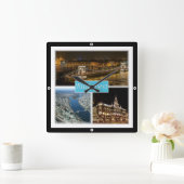 zHU003ブダペスト・ハンガリー， スクエア壁時計 (ホーム)