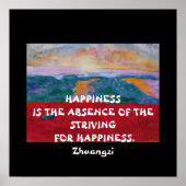 Zhuangzi引用文 – ポスター (正面)