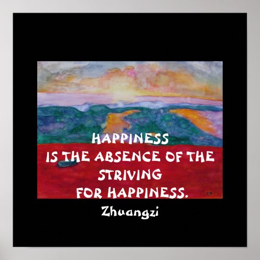 Zhuangzi引用文 – ポスター (正面)