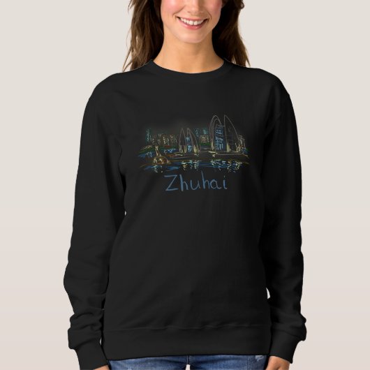 Zhuhai City China souvenir   for men women スウェットシャツ (正面)