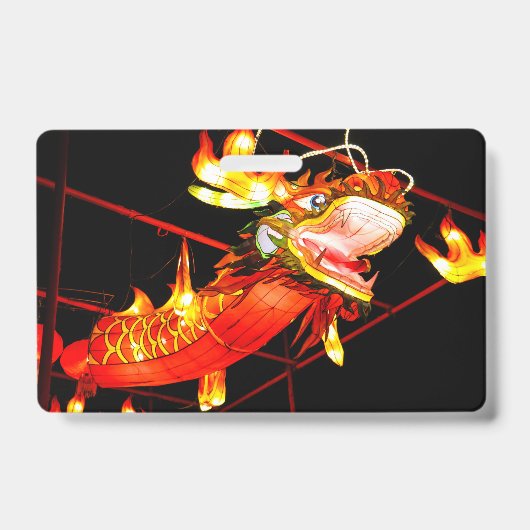Zhulong Fire Dragon  バッジ (正面)
