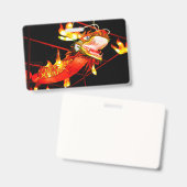 Zhulong Fire Dragon  バッジ (正面＆裏面)