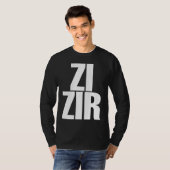 Zi Zir Big Obvious Nonbinary Pronouns Tシャツ (正面フル)
