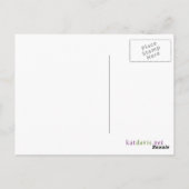 Ziaサンシンボルホットエアバルーンポストカード ポストカード (裏面)