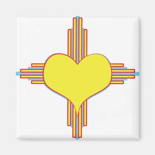 Ziaハート マグネット (正面)