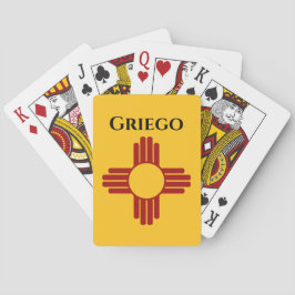 Zia記号付きニューメキシコ国旗 トランプ