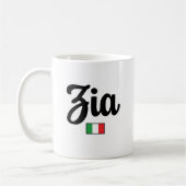 Zia(おば)イタリアの国旗マグ コーヒーマグカップ (左)