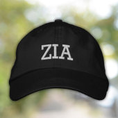 Zia embroidered Cap for Italian Aunt 刺繍入りキャップ