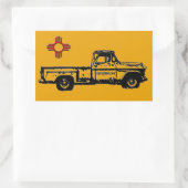 Zia Rising Oblongステッカー 長方形シール (バッグ)