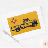 Zia Rising Oblongステッカー 長方形シール (封筒)