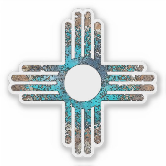 Zia Sunのシンボル シール (正面)