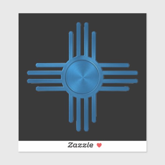 Zia Sun Blue  シール (シート)