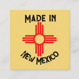 Zia Sun Made in New Mexico State Flag エンクロージャーカード