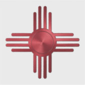 Zia Sun Red  シール (正面)