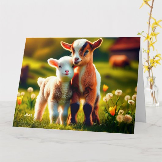 Zicklein カード (黄色い花)