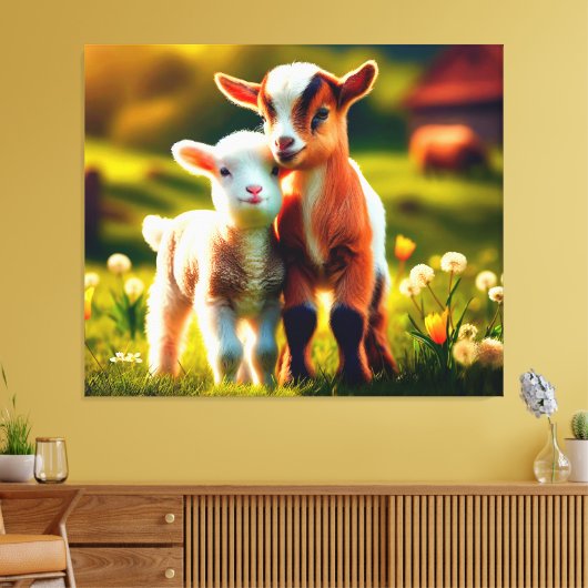 Zicklein キャンバスプリント (インサイチュ (リビング))