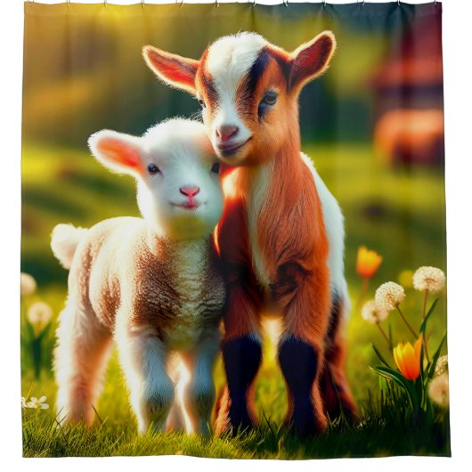 Zicklein シャワーカーテン (正面)