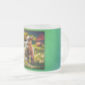 Zicklein フロストグラスマグカップ (正面右)