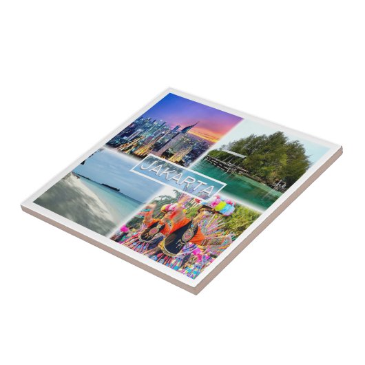zID004 JAKARTA, Macan Island, Sepa Island タイル (側面)