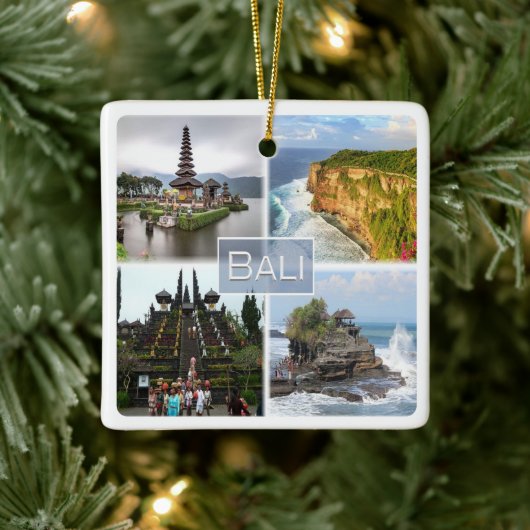 zID006 BALI,インドネシア,アジア, セラミックオーナメント (ツリー)