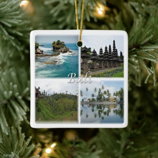 zID007 BALI,インドネシア,アジア, セラミックオーナメント (ツリー)