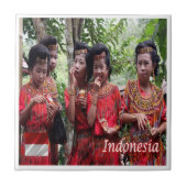 zID009 Indonesian GIRLS,インドネシア,アジア, タイル (正面)