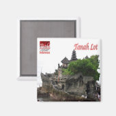 zID020 TANAH LOT Baliインドネシア、アジア、冷蔵庫 マグネット (正面/裏面)