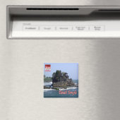 zID021 TANAH TEMPLE Bali，インドネシア，アジア，冷蔵庫 マグネット (インサイチュ (食洗機))