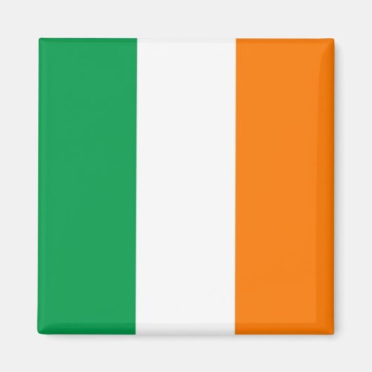 zIE001アイルランド国旗、アイルランド、冷蔵庫 マグネット (正面)