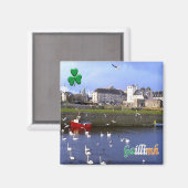 zIE005 GALWAY GAILLMH，アイルランド，冷蔵庫 マグネット (正面/裏面)