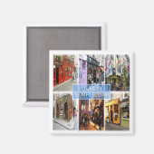 zIE015 DUBLINテンプルバー、北アイルランド冷蔵庫 マグネット (正面/裏面)