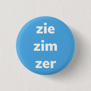 Zie/Zim/Zer代名詞PIN、ボタン 缶バッジ