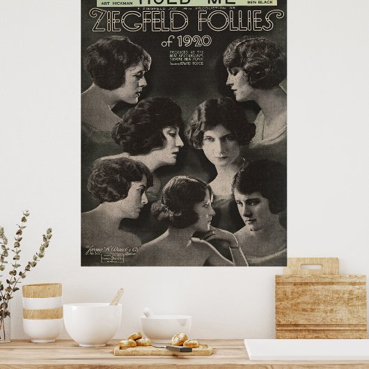 Ziegfeld 1920-Hold Me ポスター (キッチン)