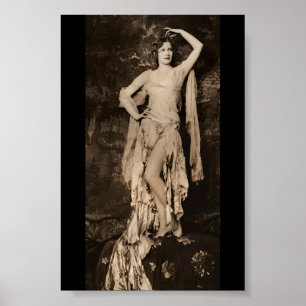 Ziegfeld Follies Girl Blanche Satchell  .. 1920s ポスター