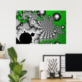 Ziegler高解像度フラクタルポスター1stシリーズ ポスター (ホームオフィス)