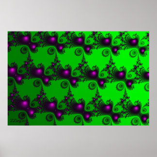 Ziegler高解像度フラクタルポスター1stシリーズ ポスター